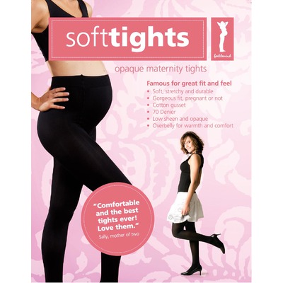 Fertile Mind Opaque Maternity Softtights - paksut Ã¤itiyssukkahousut -50%