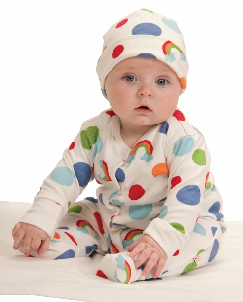 Frugi - Rainbow Spot -potkupuku luomupuuvillaa -50%