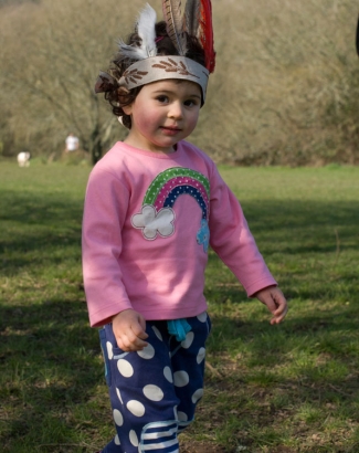 Frugi - Pitkähihainen paita Sateenkaari -50%
