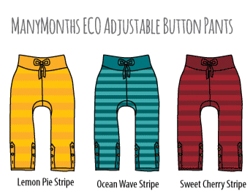 ManyMonths ECO Button Pants - housut sÃ¤Ã¤dettÃ¤vÃ¤llÃ¤ lahkeenpituudella -50%